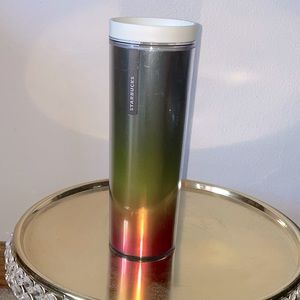 Starbucks 2013 insulated Rainbow 16oz travel coffee cup